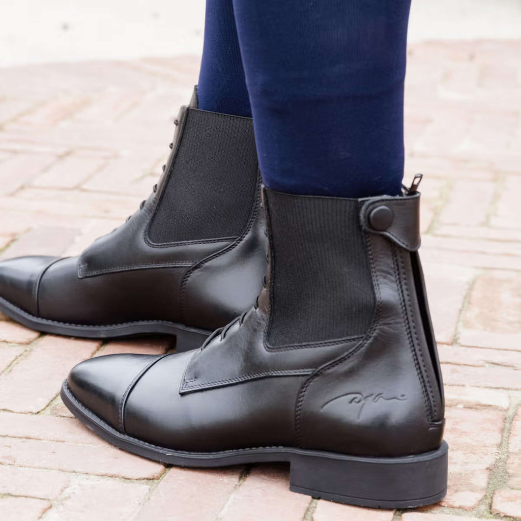 Dyon Stiefeletten Front laces Schwarz