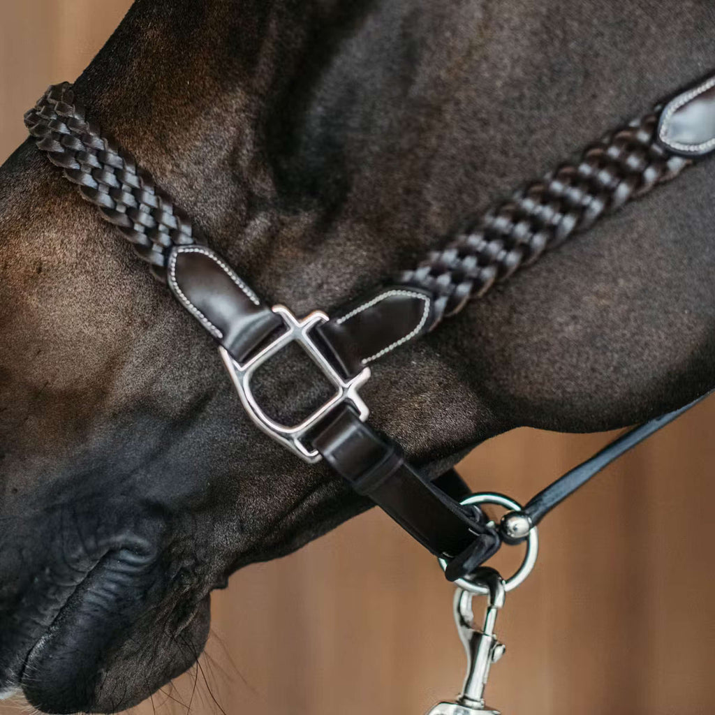 Dyon Halfter Plaited Braun