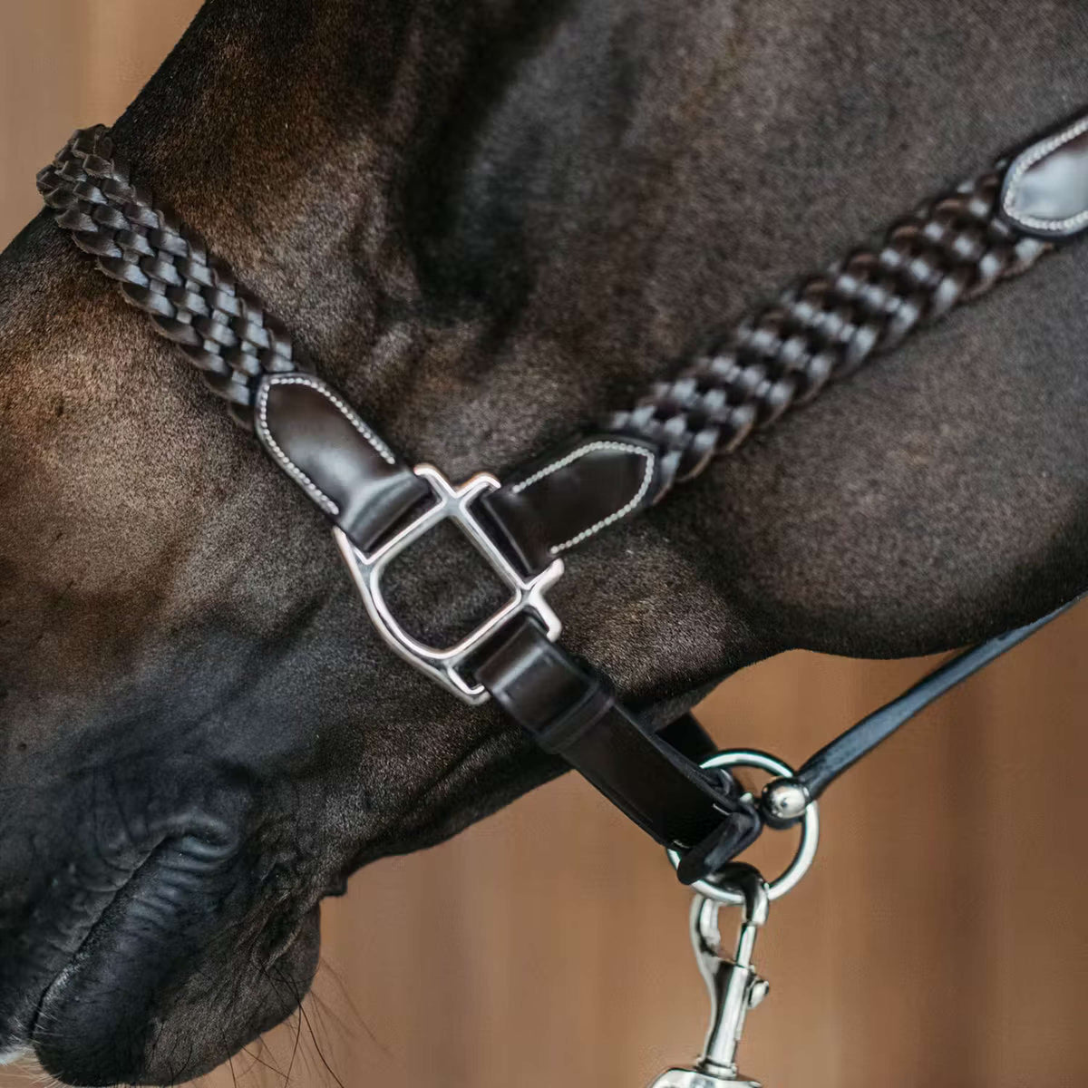 Dyon Halfter Plaited Braun