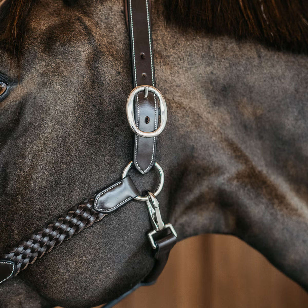 Dyon Halfter Plaited Braun