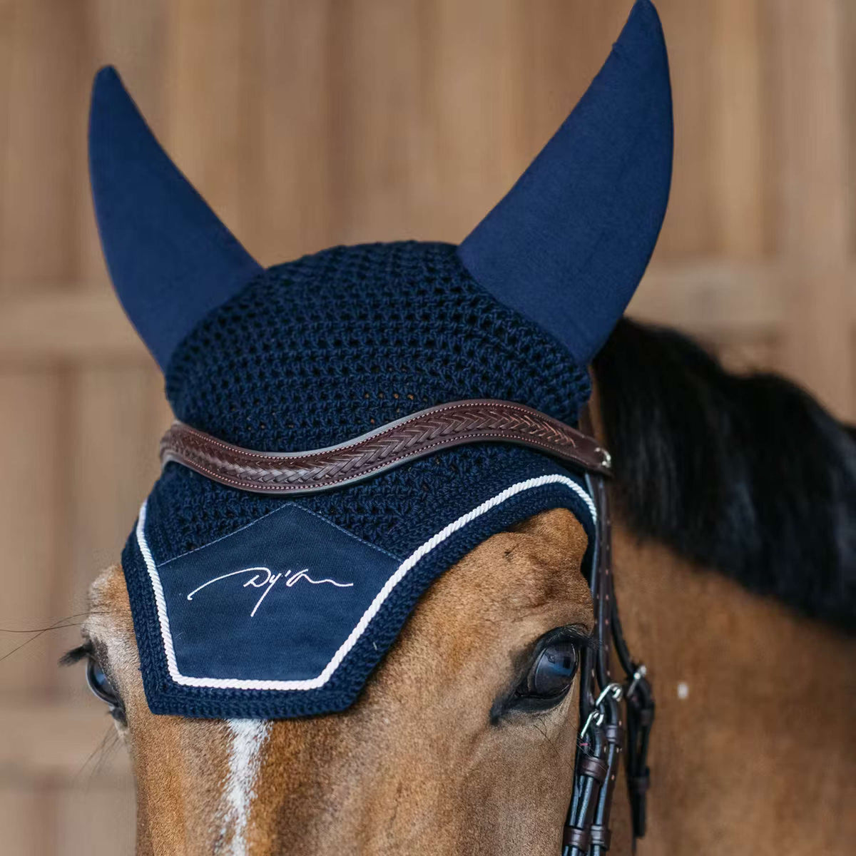 Dyon Stirnriemen Laced V-Shaped Braun