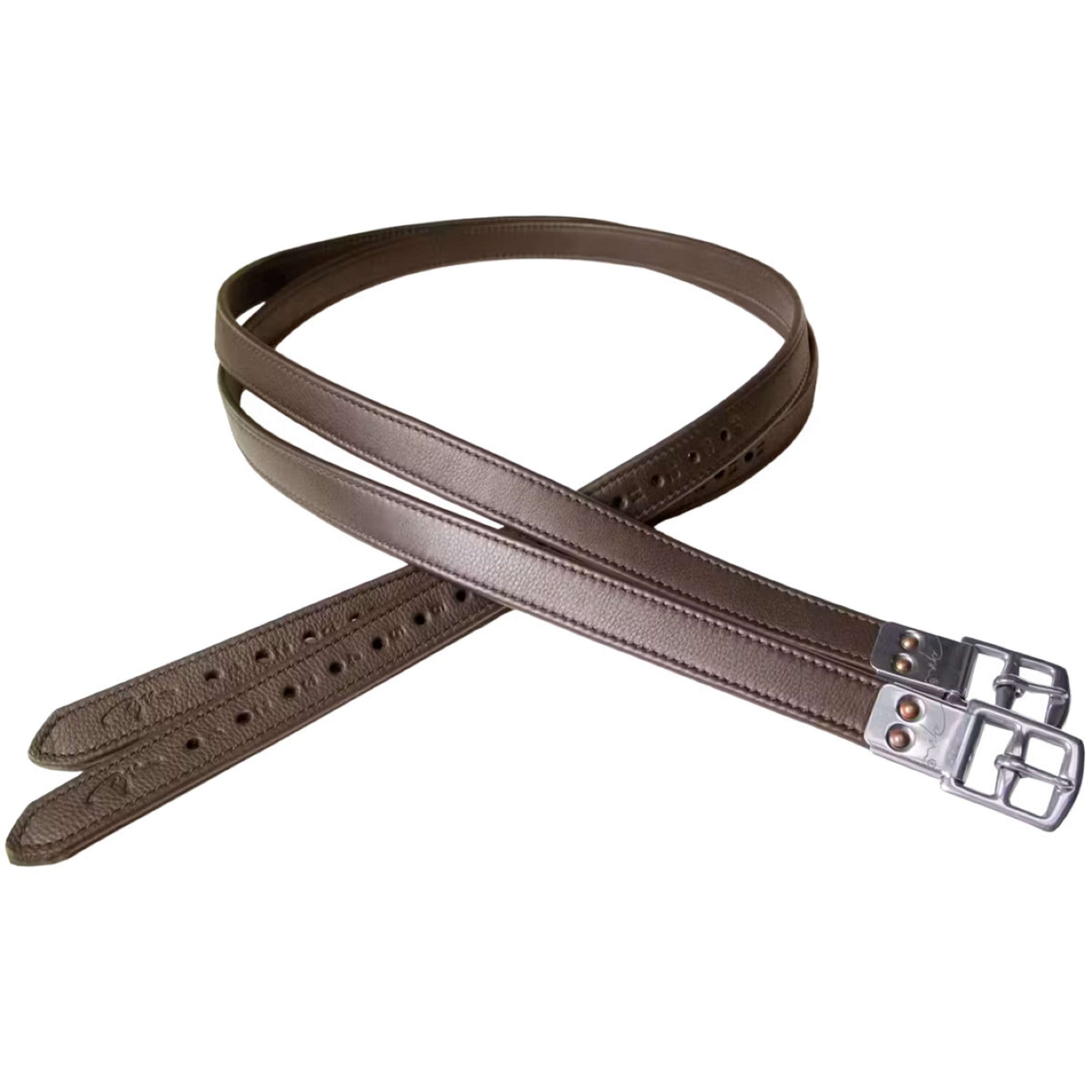 Dyon Steigbügelriemen Premium Soft Braun