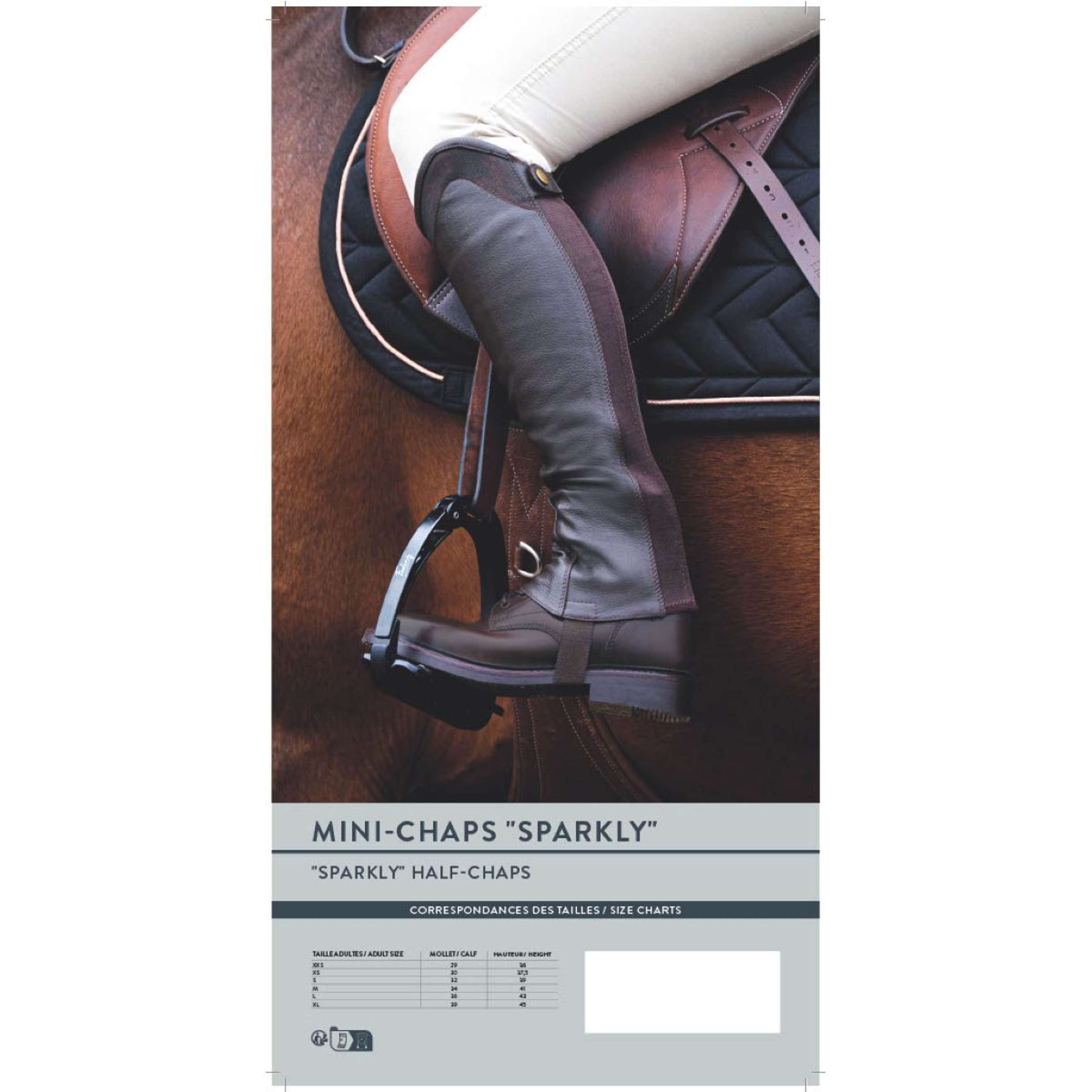 EQUITHÈME Chaps Sparkly Schwarz