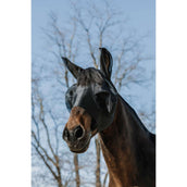 EQUITHÈME Fliegenmaske Lycra mit UV-Schutz Schwarz