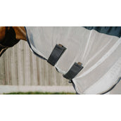 EQUITHÈME Fliegendecke Flycool Combo mit Halsteil Navy/Weiß