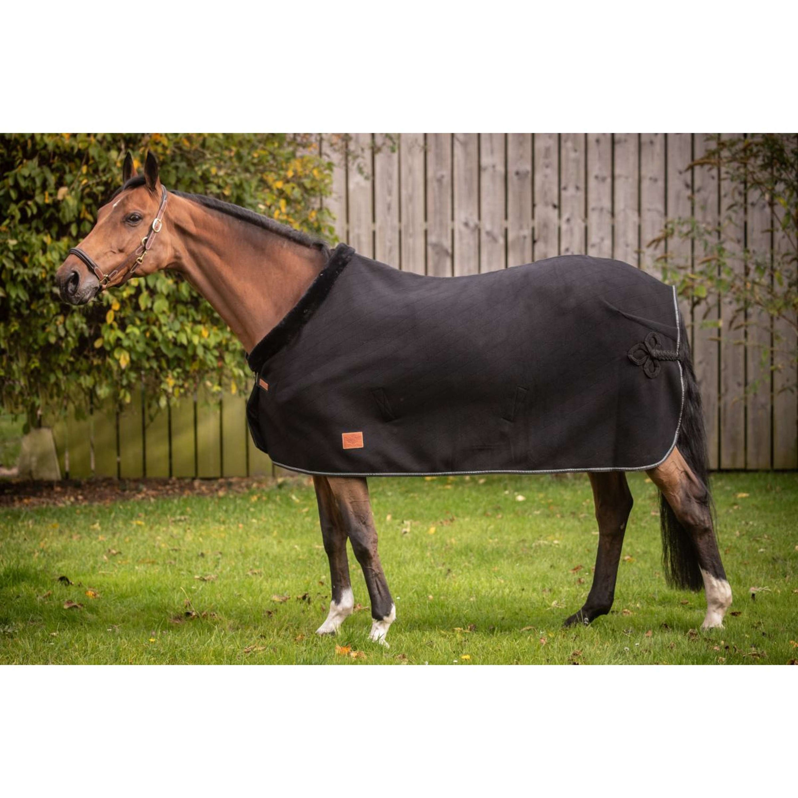 Paddock Abschwitzdecke Diagonal Schwarz