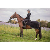 Paddock Ausreitdecke Diagonal Schwarz