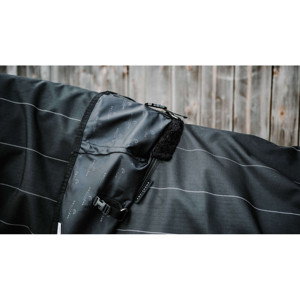EQUITHÈME Regendecke TYREX Lumin 600D 0g Schwarz