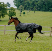 EQUITHÈME Regendecke Lumin 600D 50g Schwarz