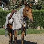 Riding World Fliegen-Ausreitdecke Mesh Grau