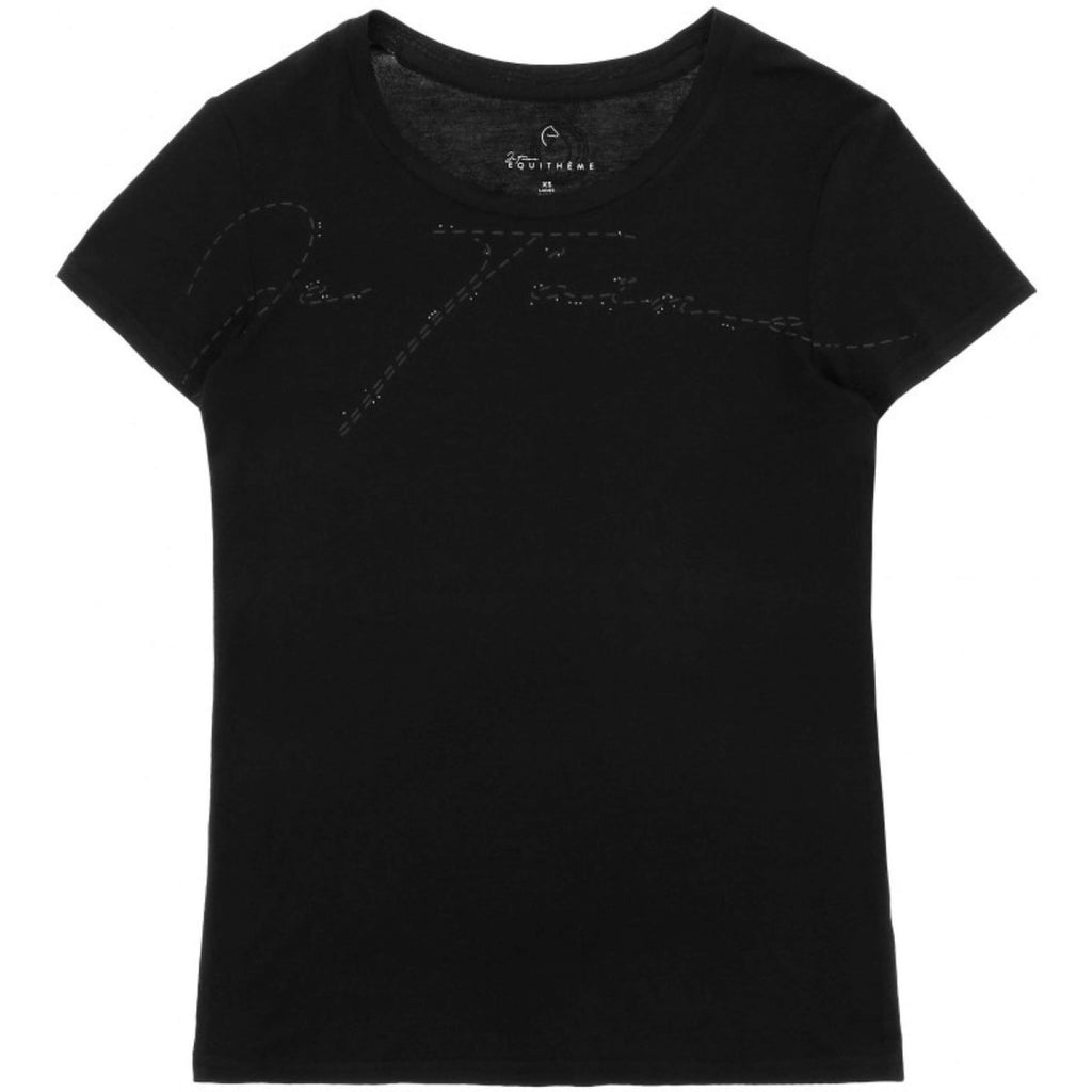 EQUITHÈME T-Shirt Tessie Kids Schwarz