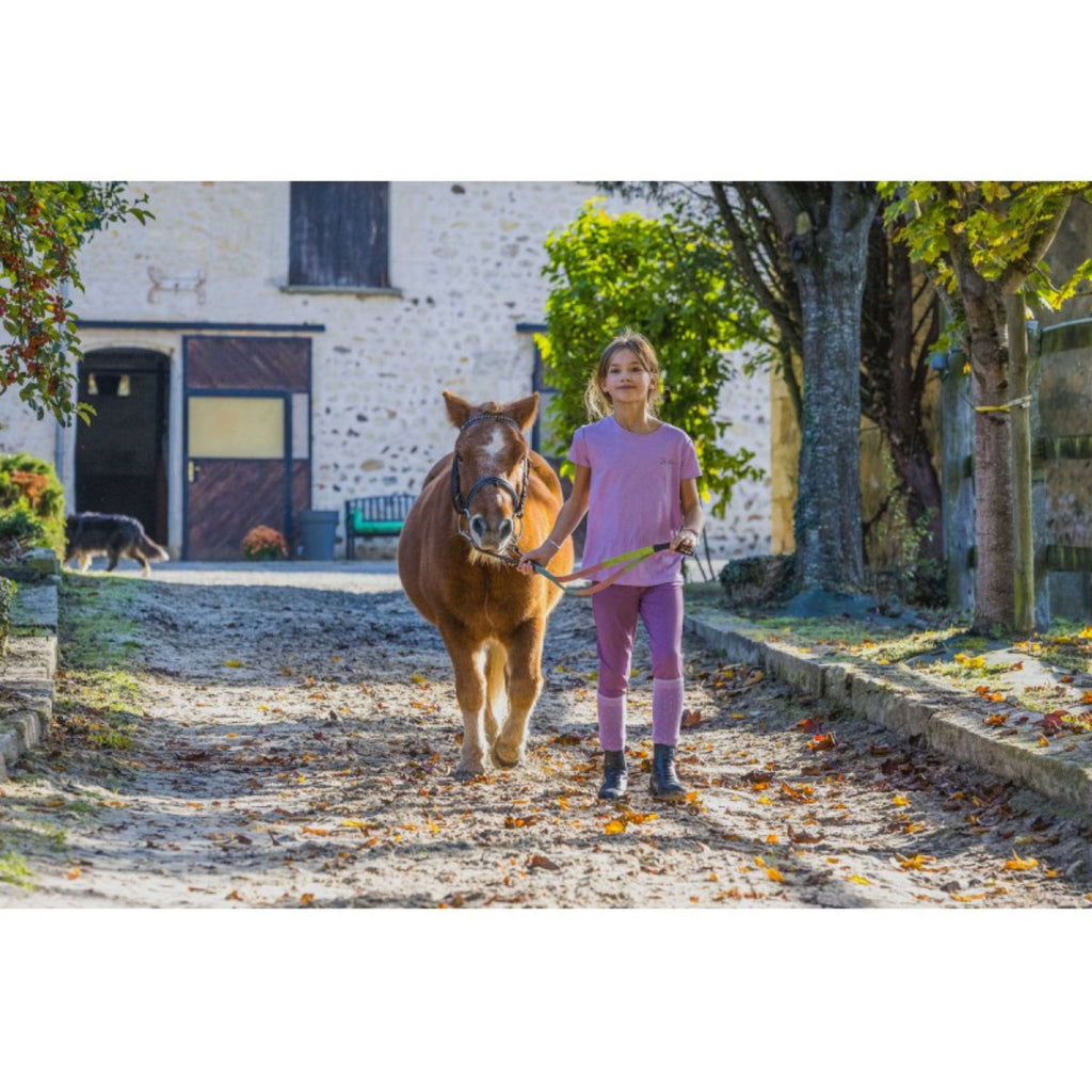 EQUITHÈME T-Shirt Bonnie Kids Violett