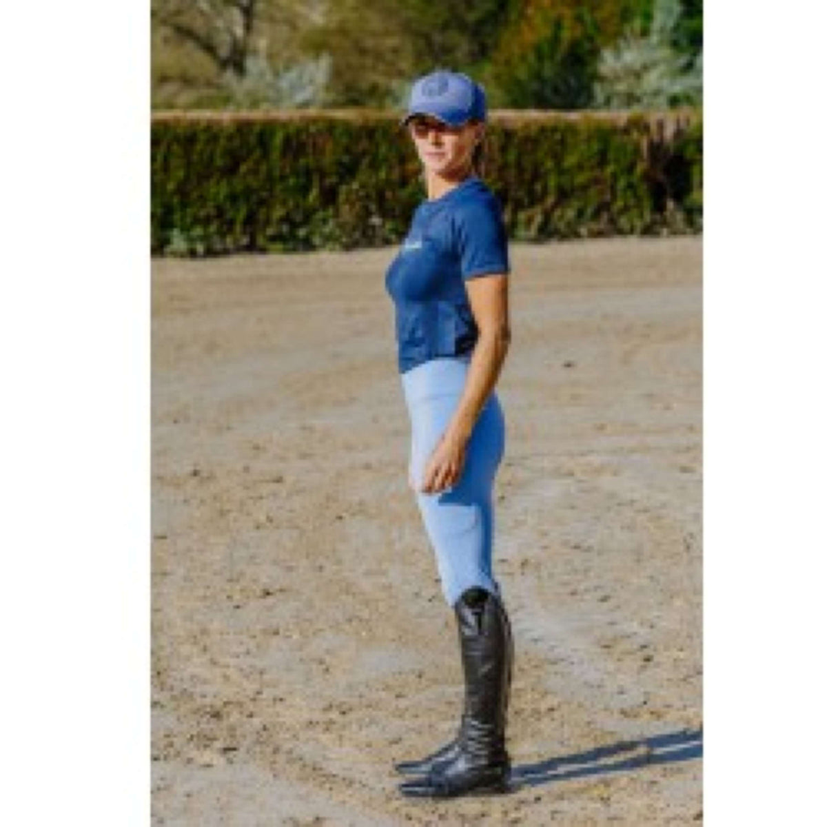 EQUITHÈME Shirt Elena Seamless Blau/Hellblau