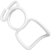 Hippotonic Balkenhalter Plastik Weiß