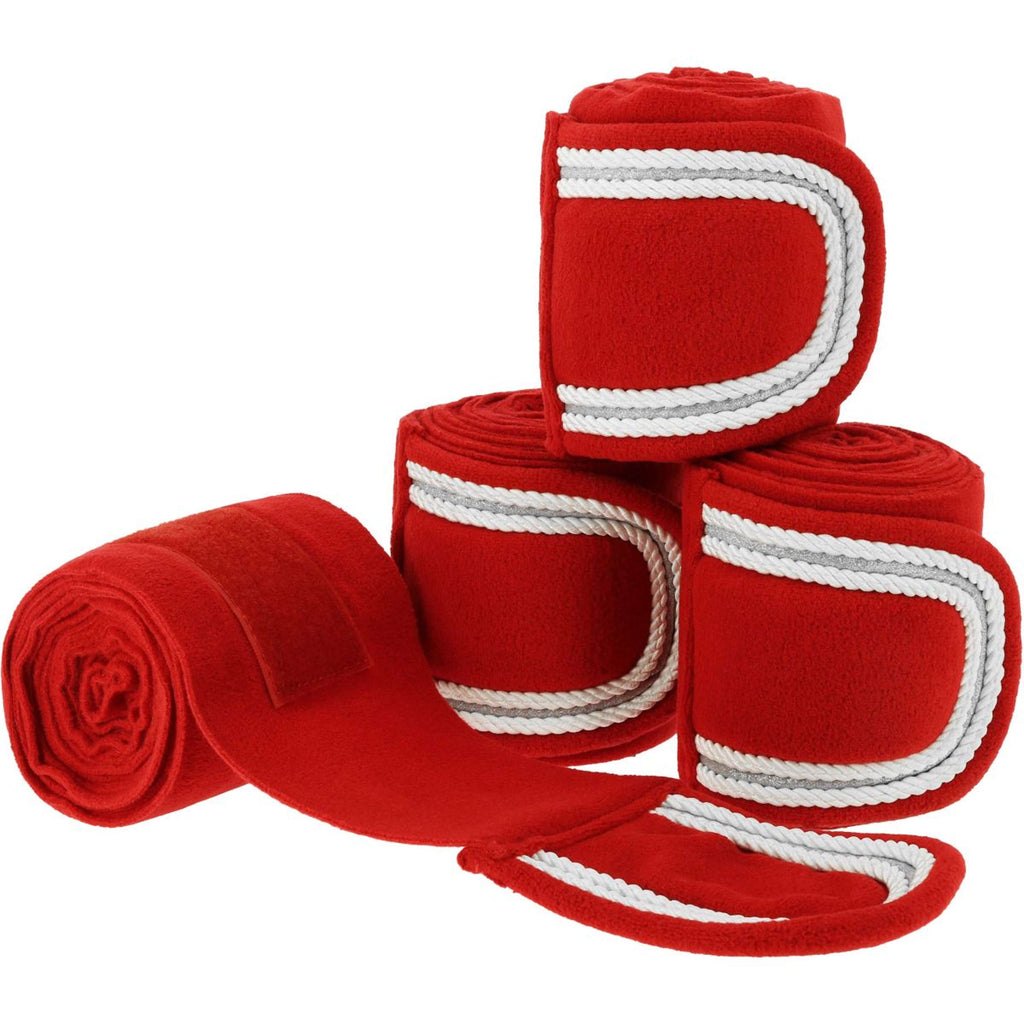 EQUITHÈME Bandagen Weihnachten Rot