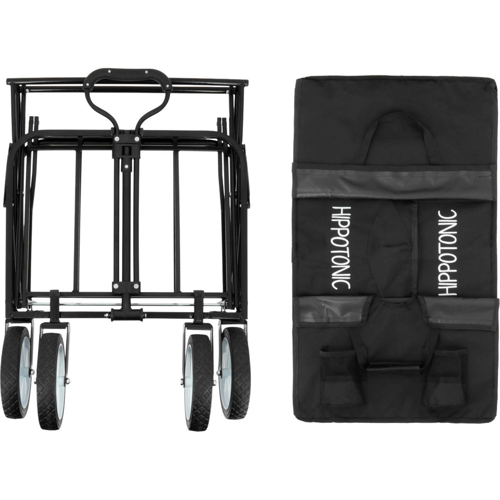 Hippotonic Trolleywagen Vierrädrig Schwarz