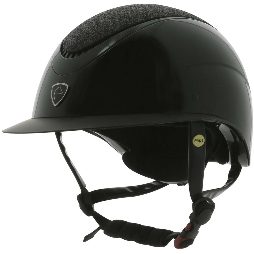 EQUITHÈME Reithelm Wings Mips Schwarz Glitzer