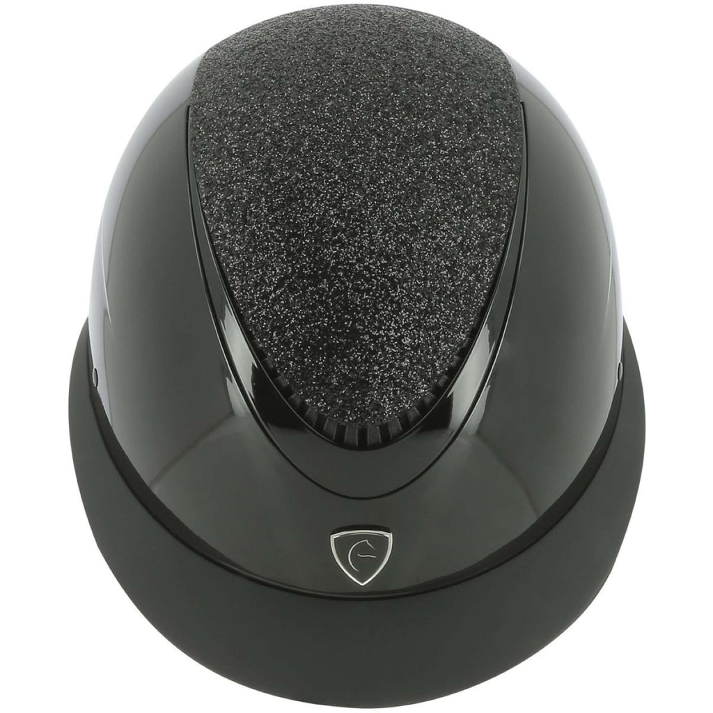 EQUITHÈME Reithelm Wings Mips Schwarz Glitzer