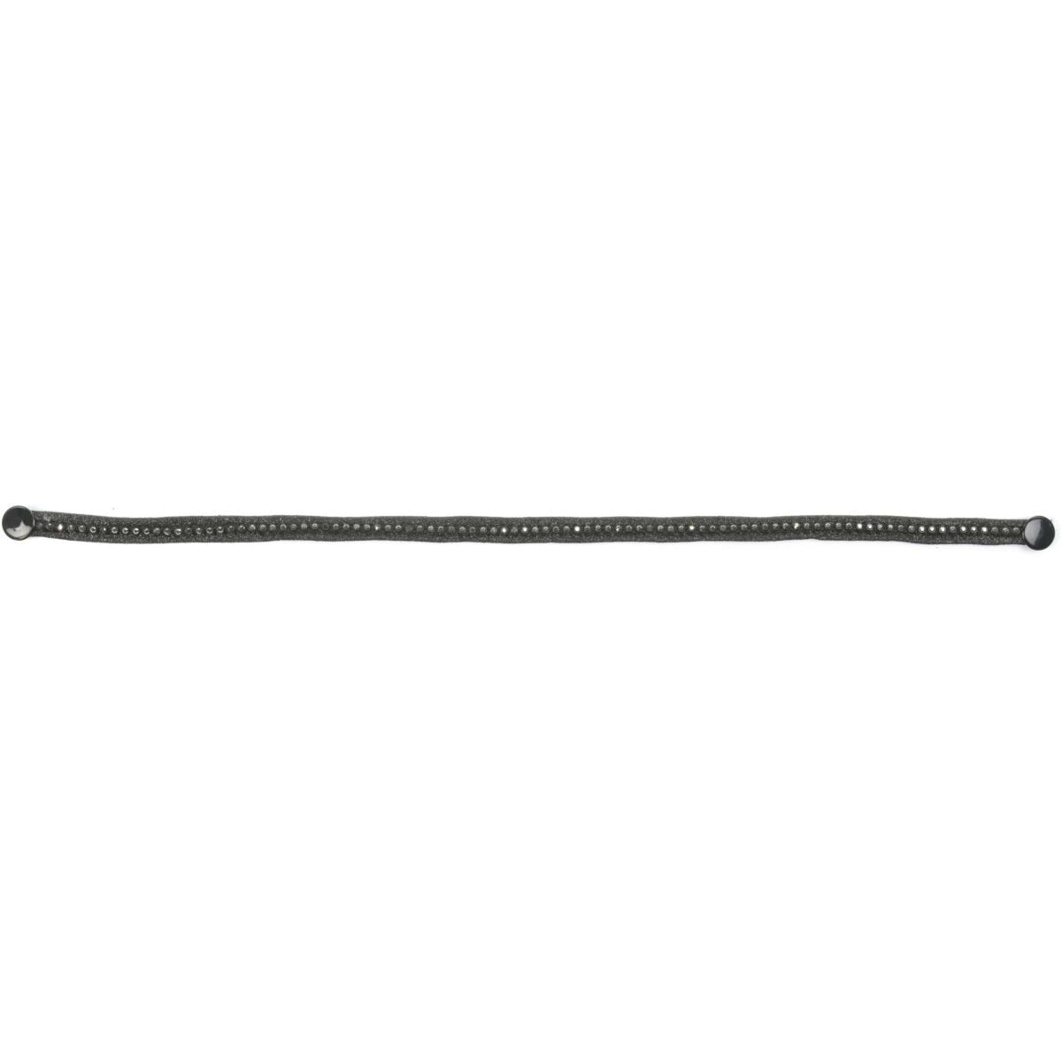 Lami-Cell Kappenriemen Strass Schwarz