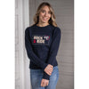 Pénélope Pullover Florida Navy blue
