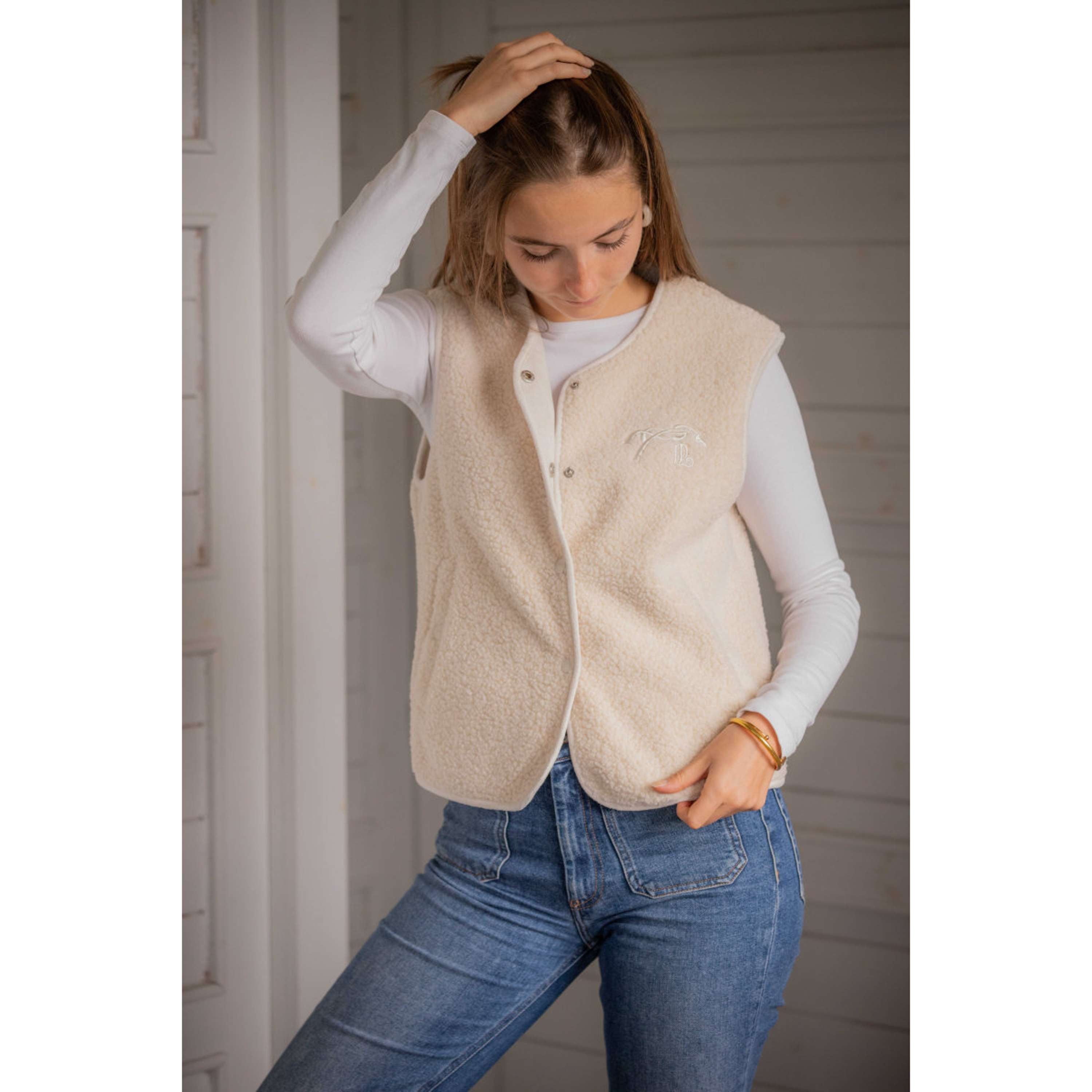 Pénélope Gilet Charline Ecru