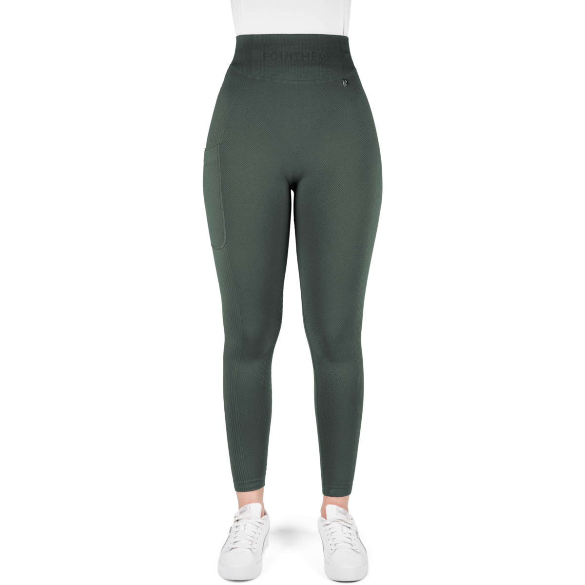 EQUITHÈME Reitleggings Acacia Full Grip Khaki