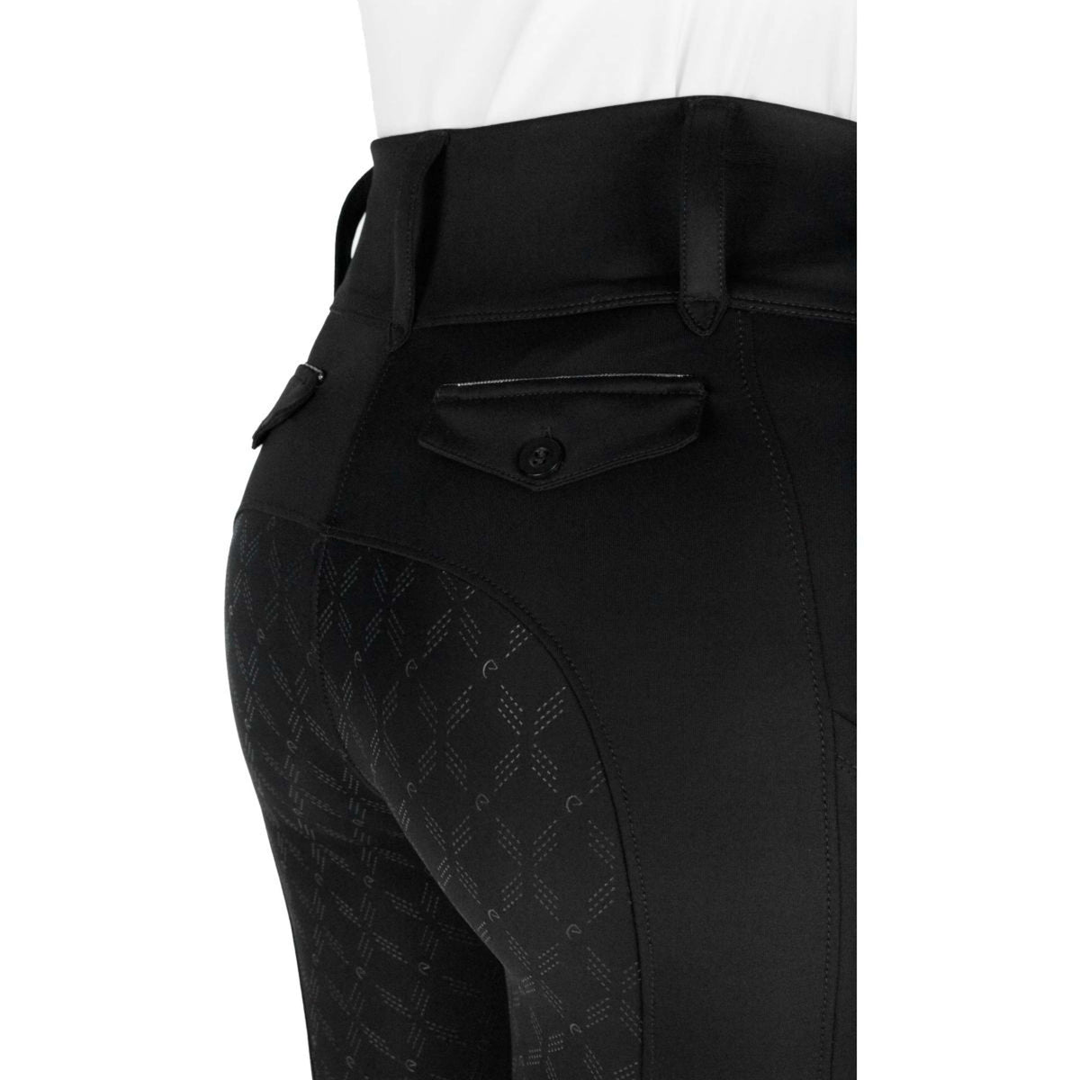 EQUITHÈME Reitleggings Alize Full Grip Schwarz
