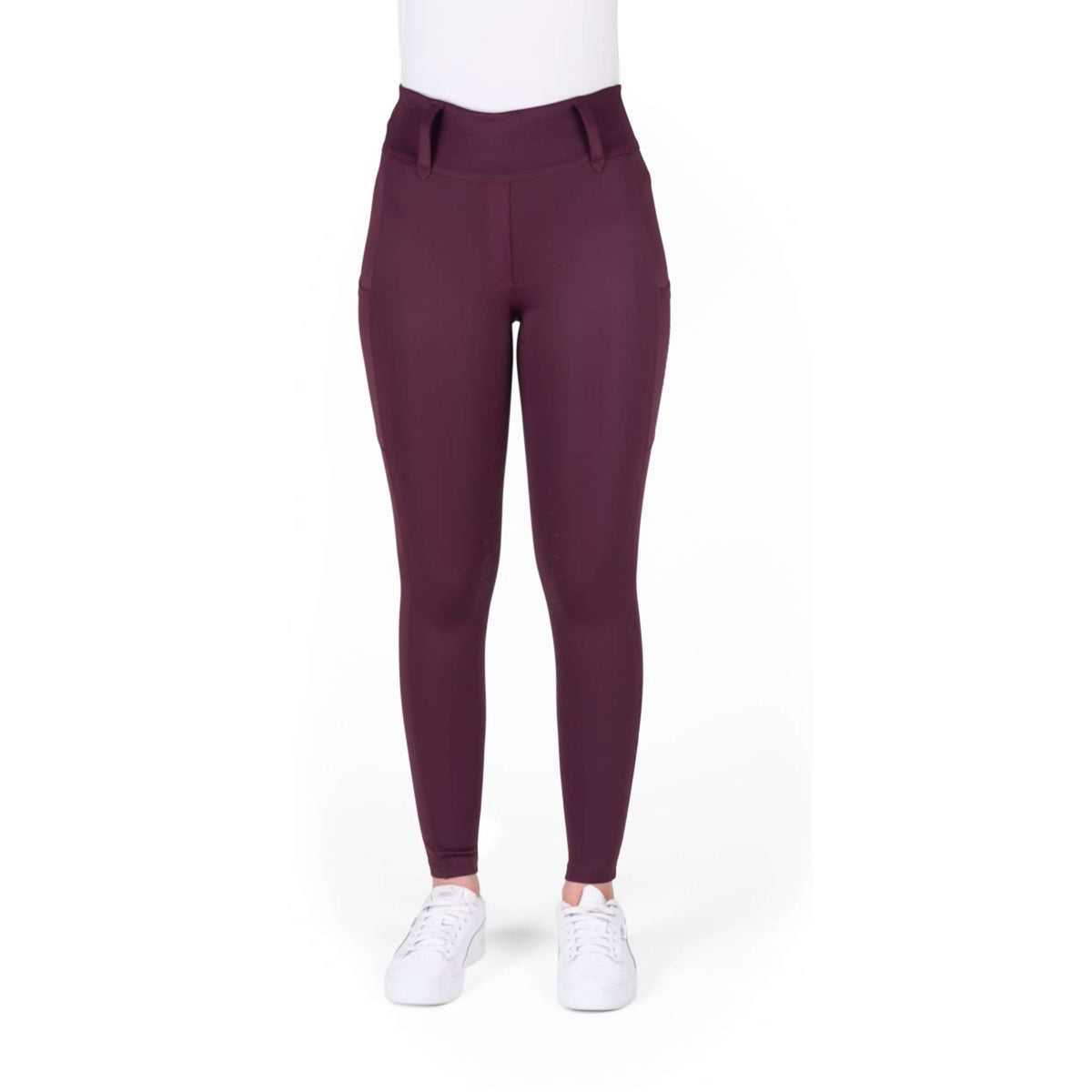 EQUITHÈME Reitleggings Alize Full Grip Violett