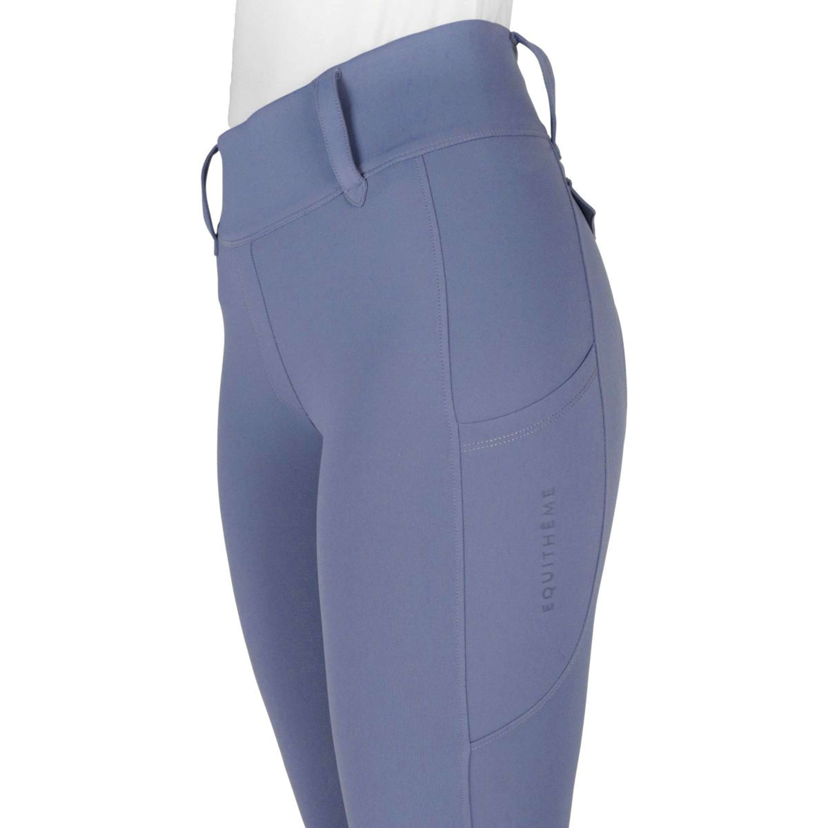 EQUITHÈME Reitleggings Alize Full Grip Grau