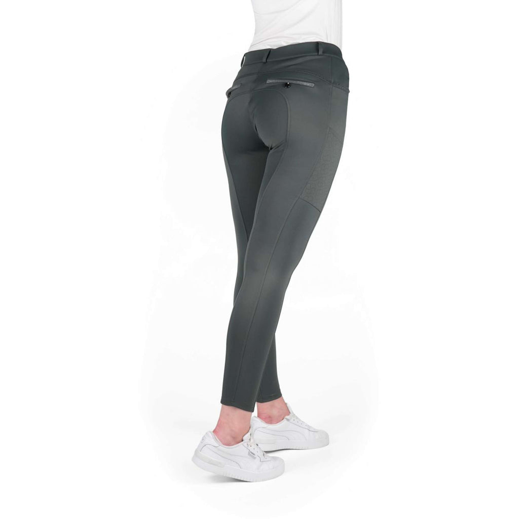 EQUITHÈME Reithose Capucine Knee Grip Grün