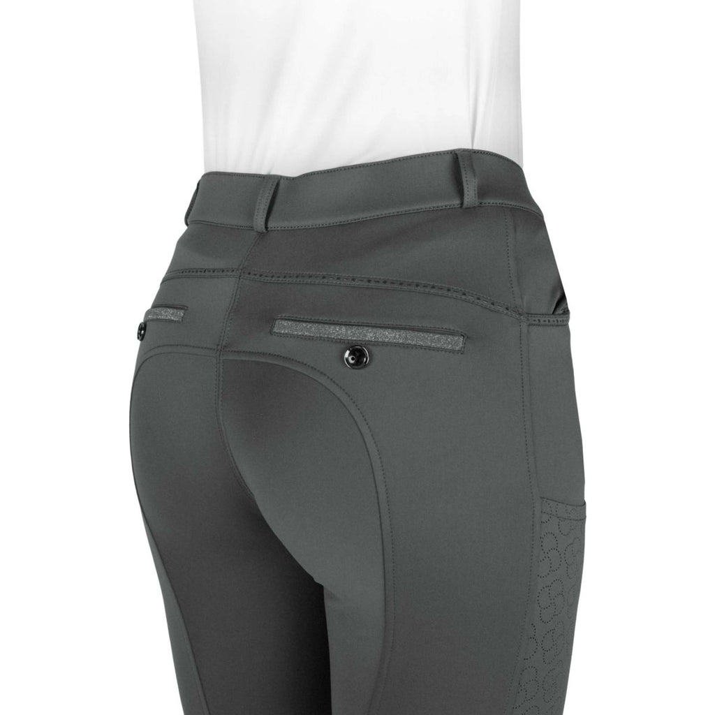 EQUITHÈME Reithose Capucine Knee Grip Grün