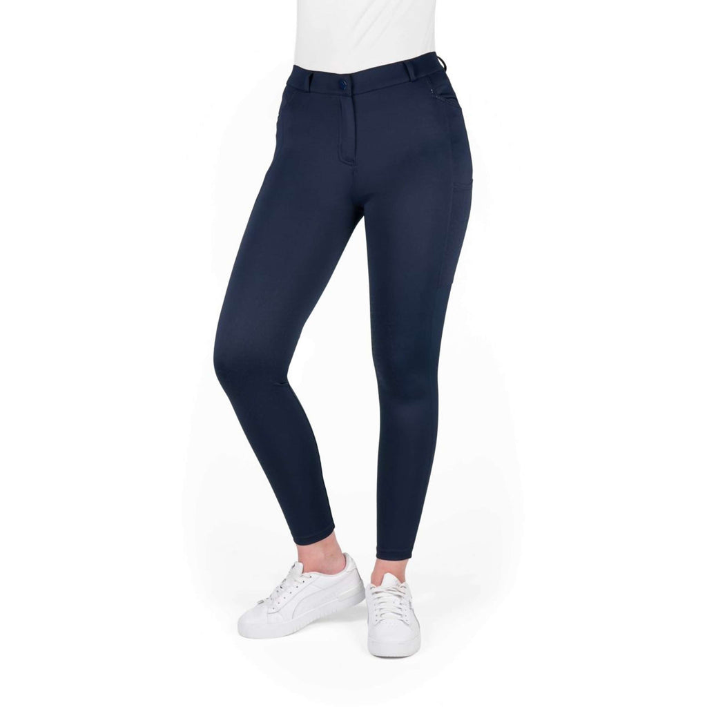 EQUITHÈME Reithose Capucine Knie Grip Navy