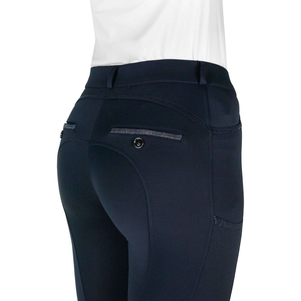 EQUITHÈME Reithose Capucine Full Grip Navy