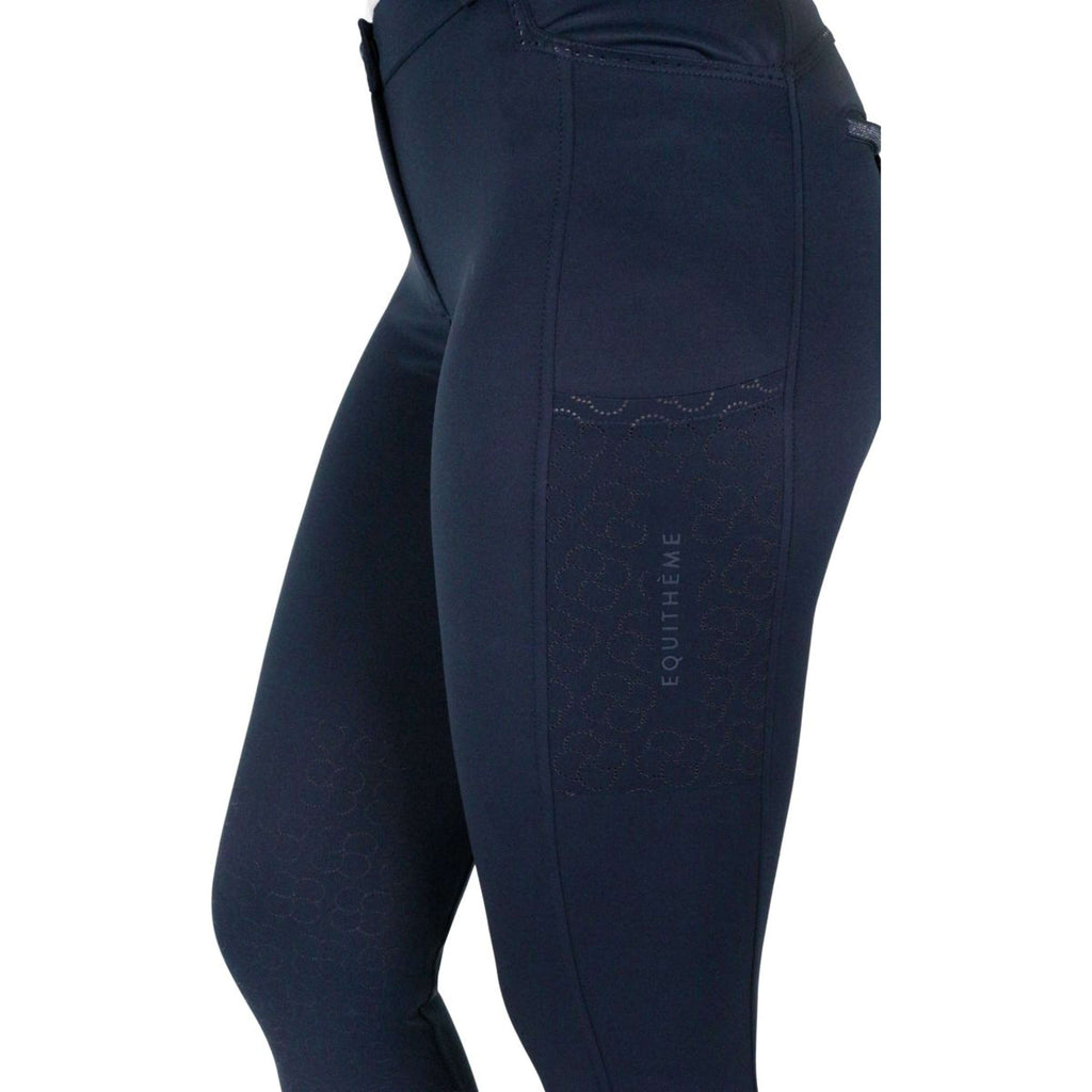 EQUITHÈME Reithose Capucine Knie Grip Navy