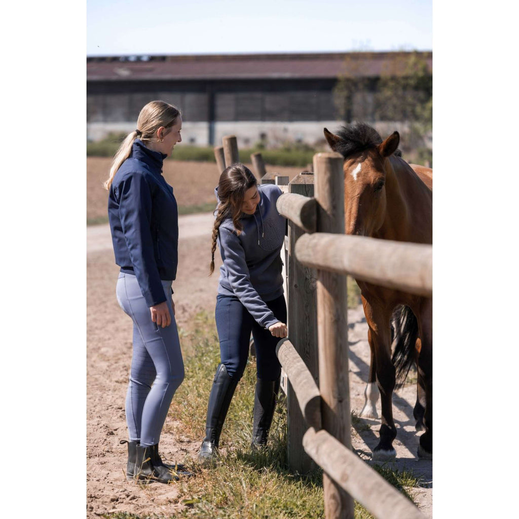 EQUITHÈME Reithose Capucine Knee Grip Grau