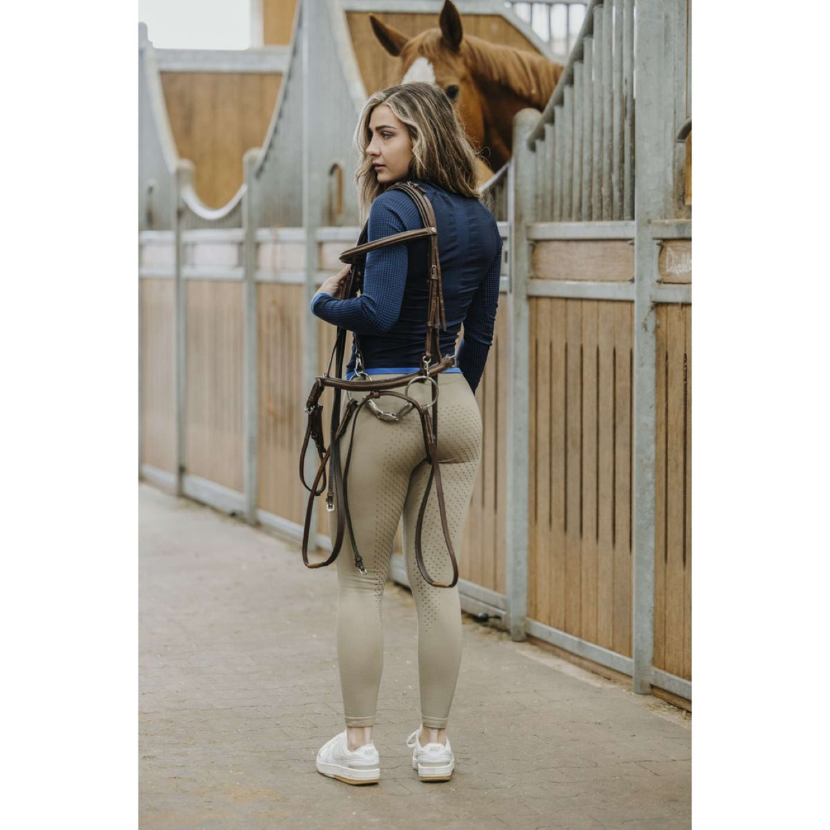 EQUITHÈME Reitleggings Acacia Taupe