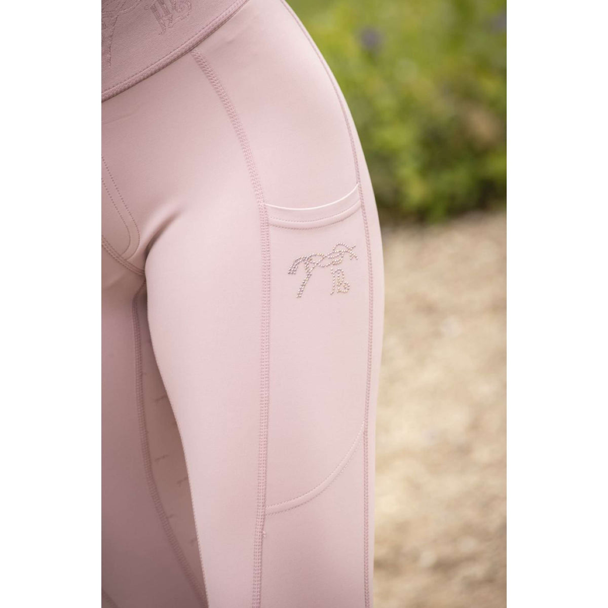 Pénélope Reitleggings Delphe Full Grip Powder Pink