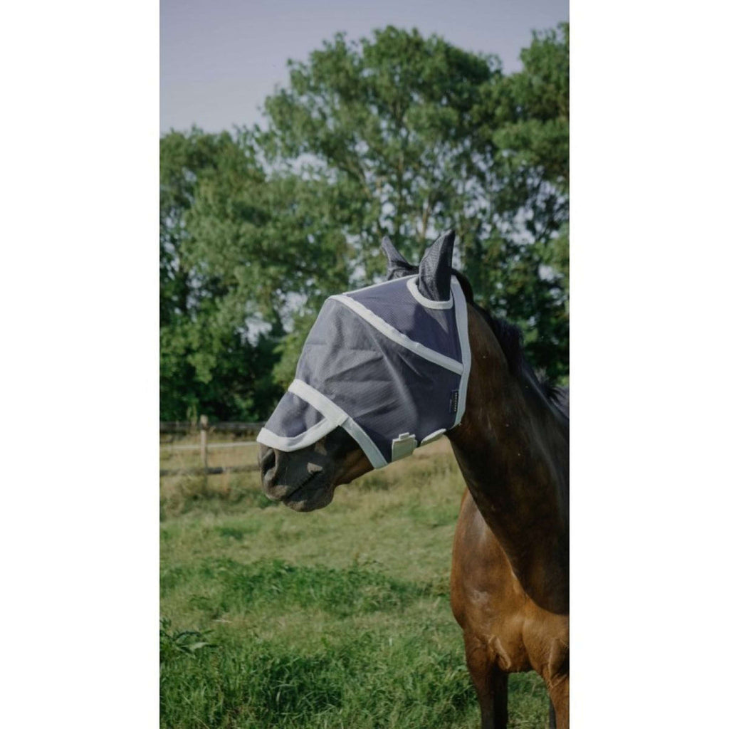 EQUITHÈME Fliegenmaske Hoop mit UV-Schutz Navy