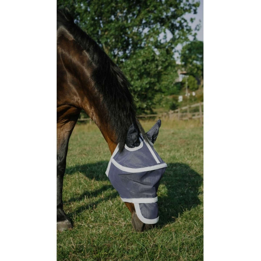EQUITHÈME Fliegenmaske Hoop mit UV-Schutz Navy