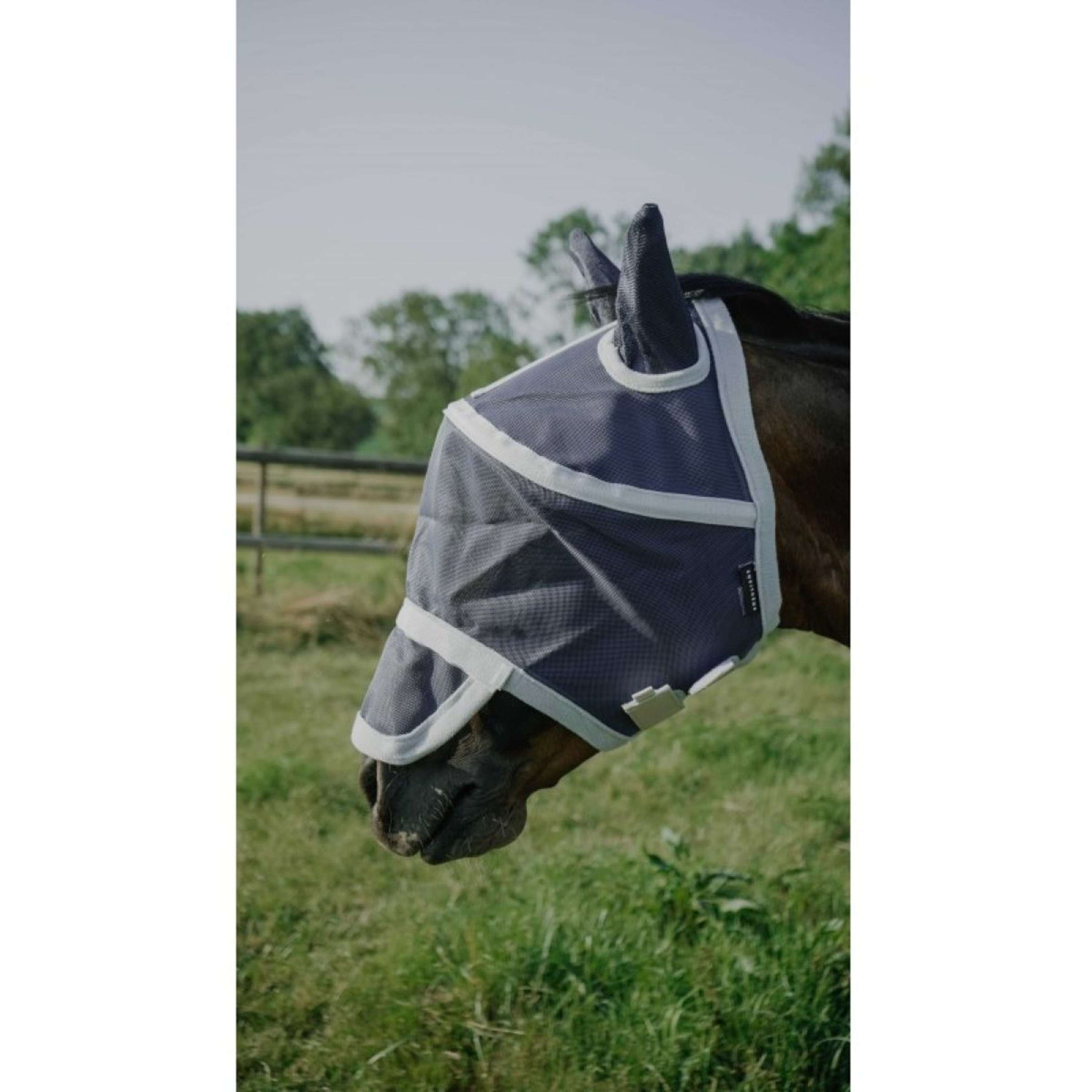 EQUITHÈME Fliegenmaske Hoop mit UV-Schutz Navy EQUITHÈME Fliegenmaske Hoop mit UV-Schutz Navy