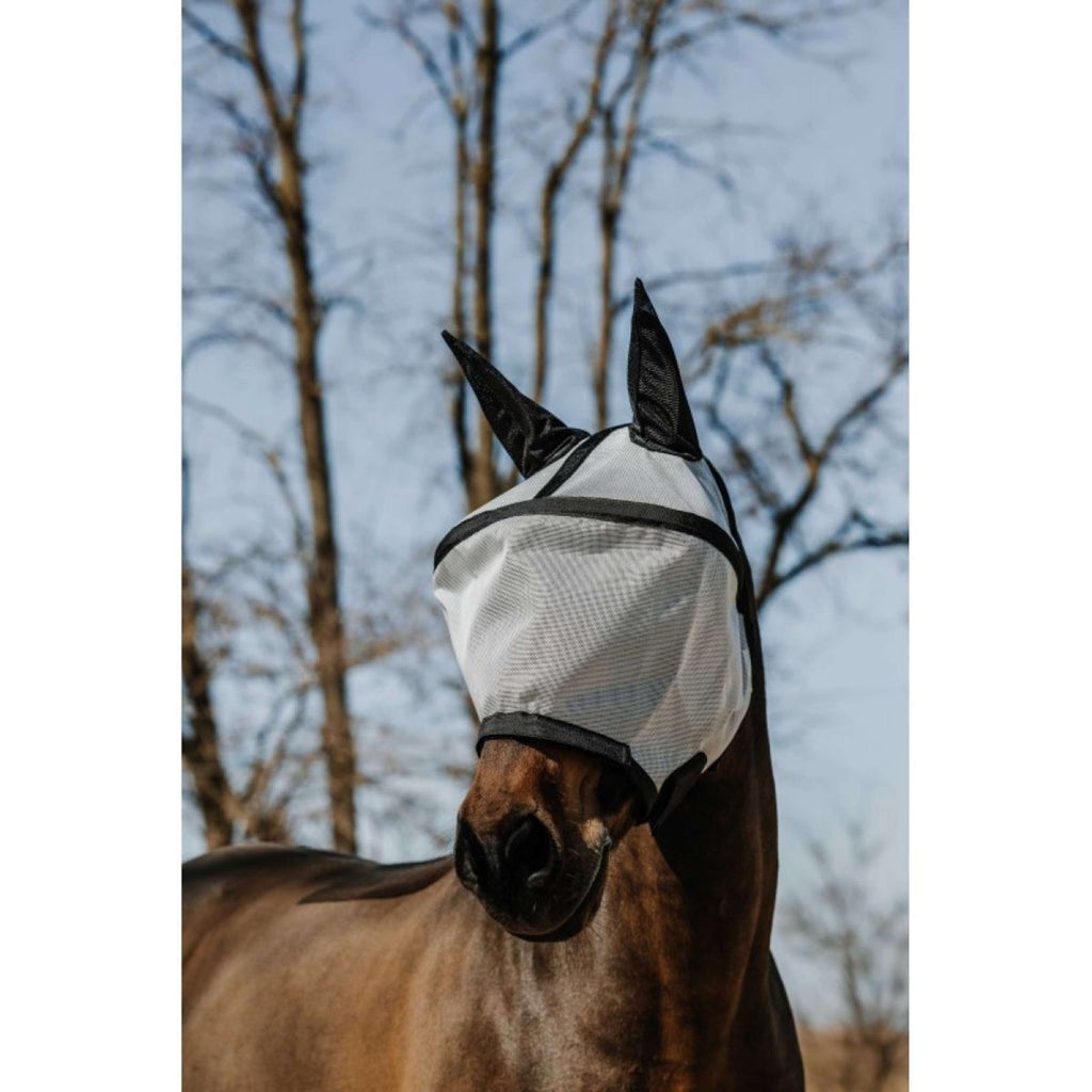 EQUITHÈME Fliegenmaske Protec mit UV-Schutz Silber