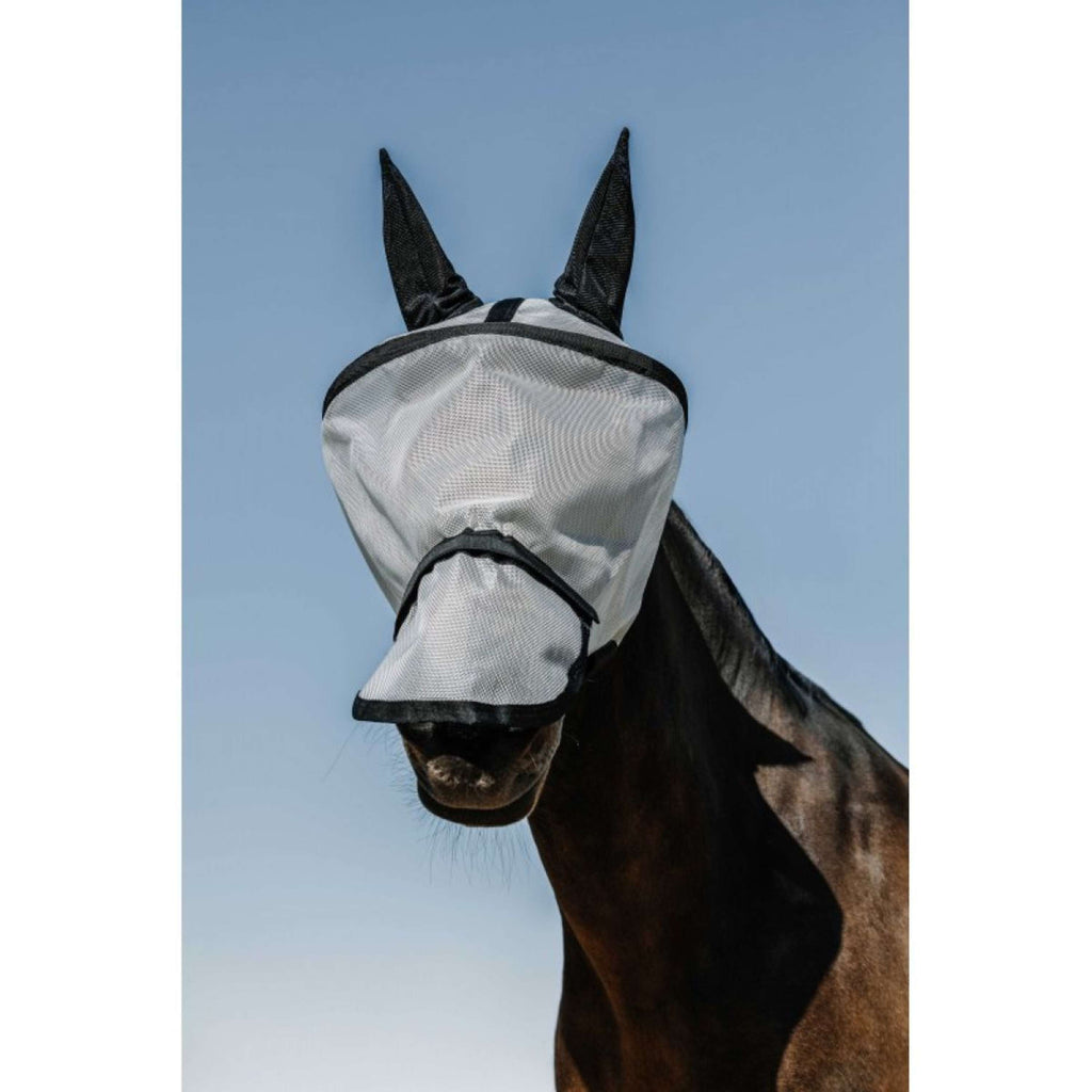 EQUITHÈME Fliegenmaske Protec mit UV-Schutz Silber