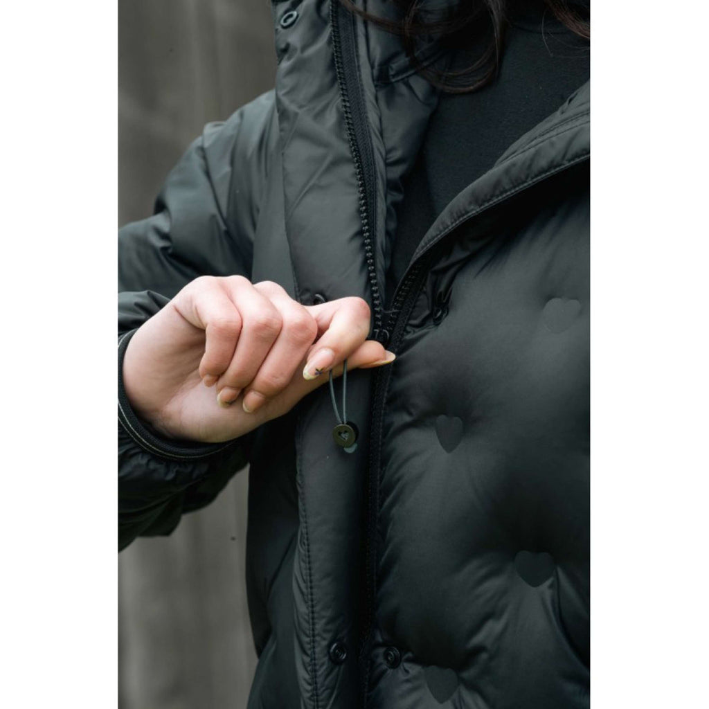 EQUITHÈME Lange Jacke Doris Schwarz