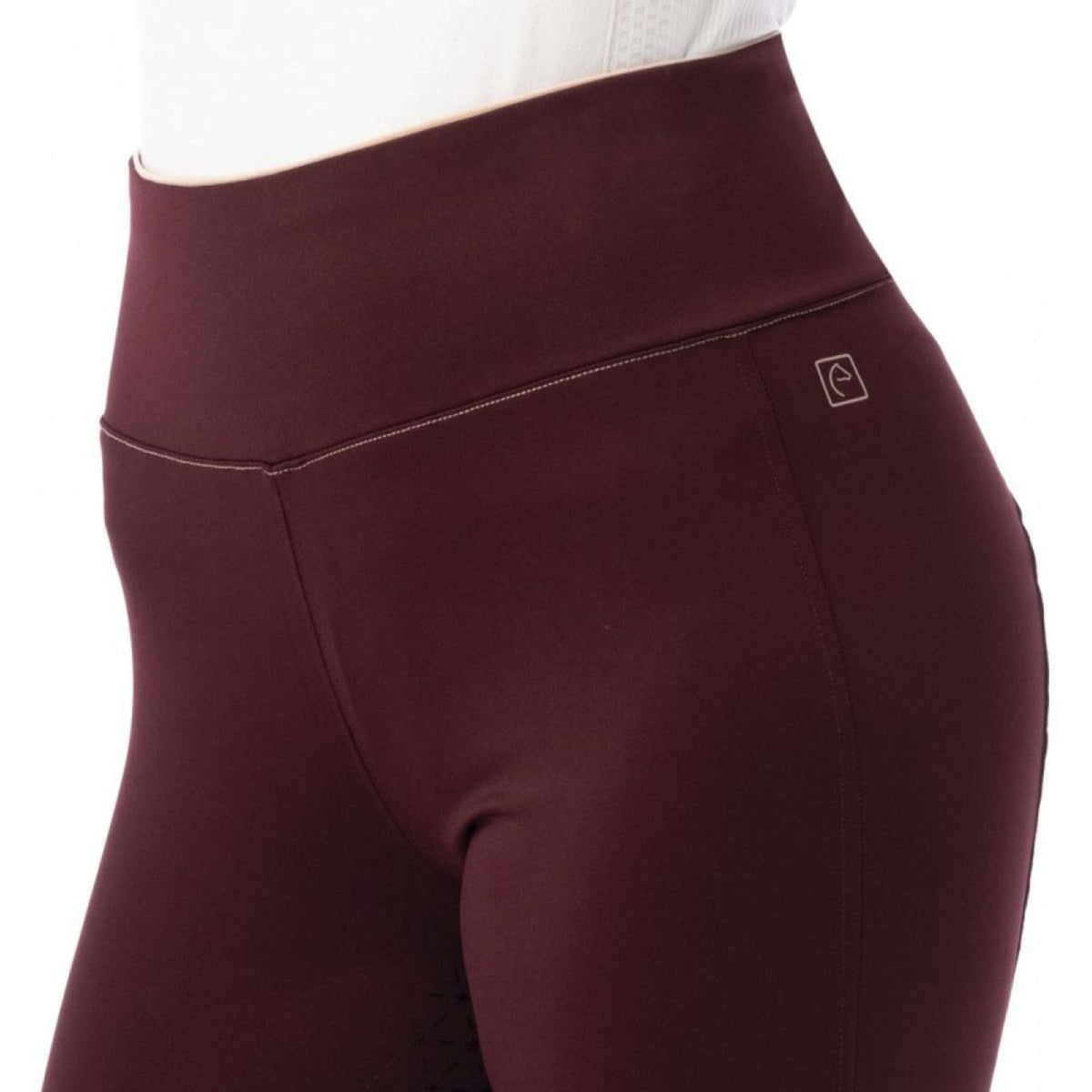 EQUITHÈME Reitleggings Lyly Kinder Rot/Rosa