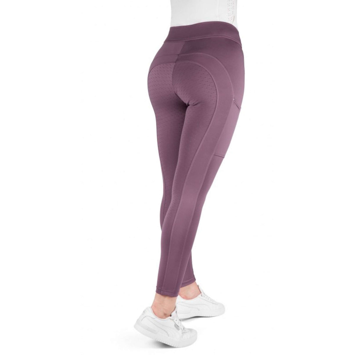 EQUITHÈME Reitleggings Birdy Full Grip Lila