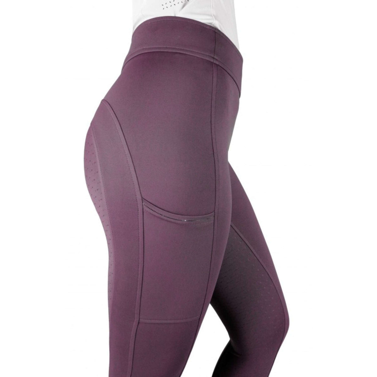 EQUITHÈME Reitleggings Birdy Full Grip Lila