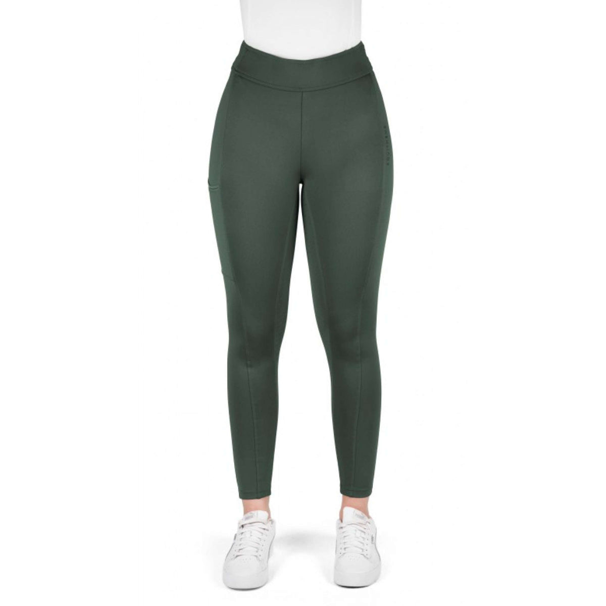 EQUITHÈME Reitleggings Birdy Full Grip Khaki