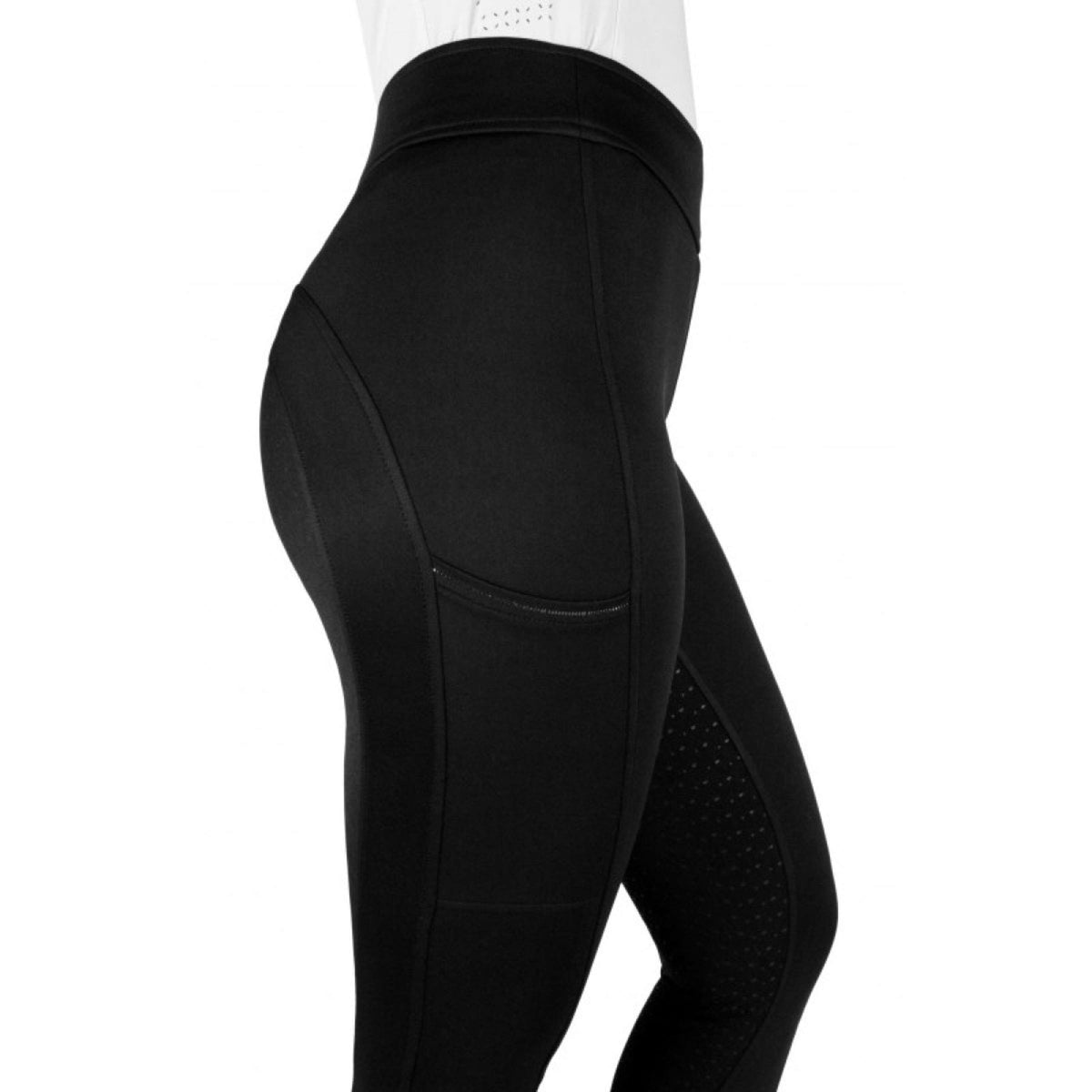 EQUITHÈME Reitleggings Birdy Full Grip Schwarz