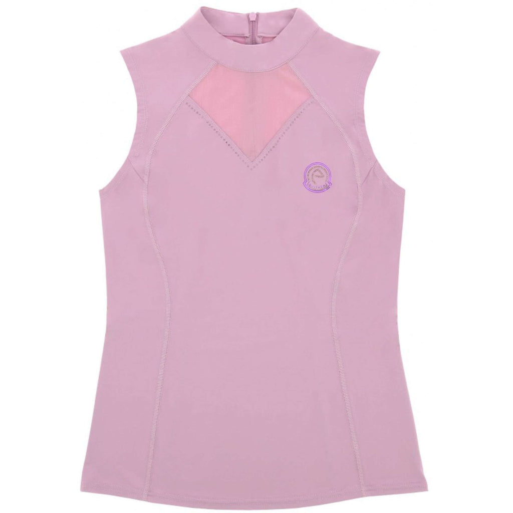 EQUITHÈME Shirt Carla Ärmellos Violett