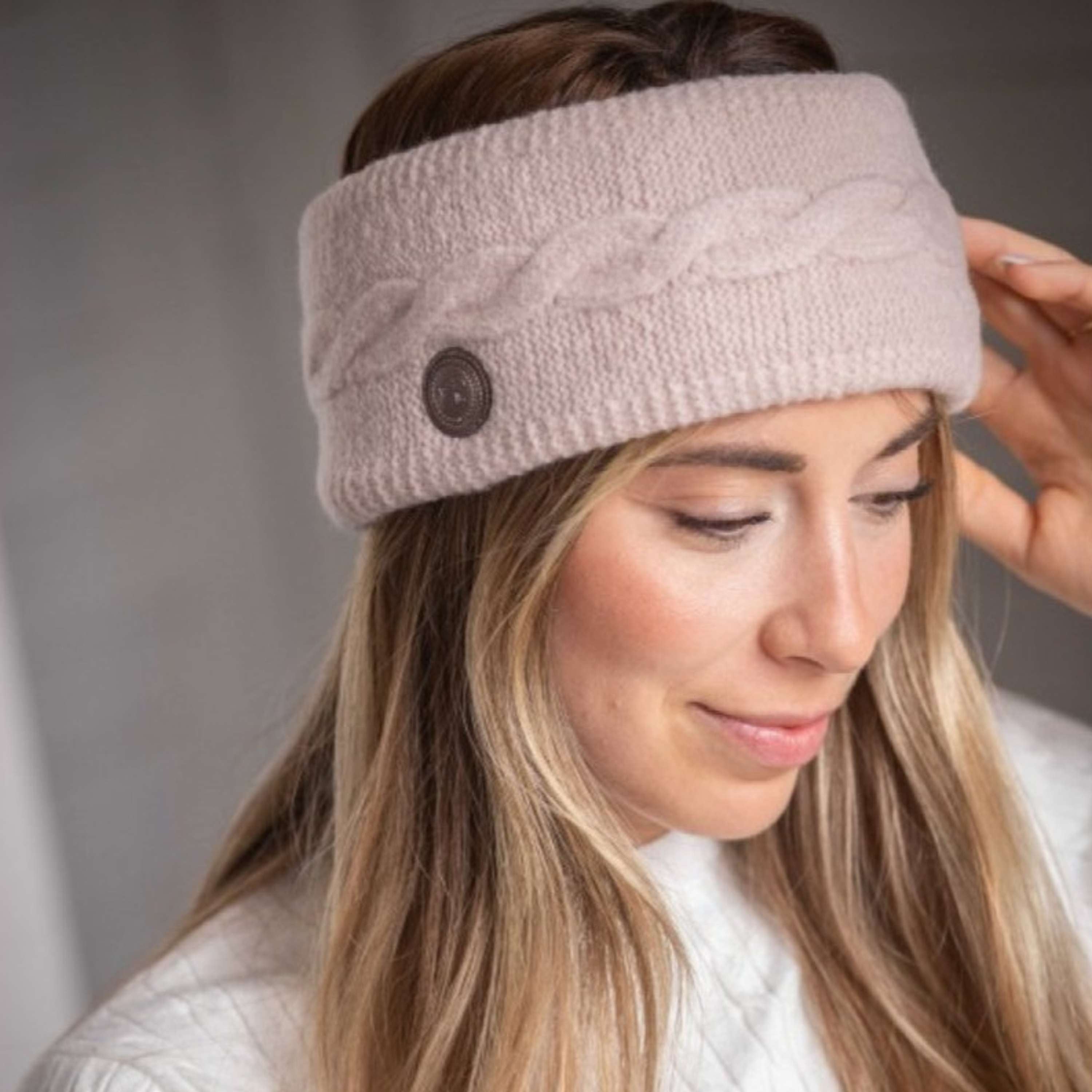 Pénélope Stirnband Mel Beige